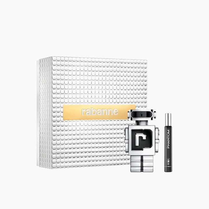 Paco Rabanne Phantom EDT 100Ml + EDT 10Ml Gift Set For Men - HUNA