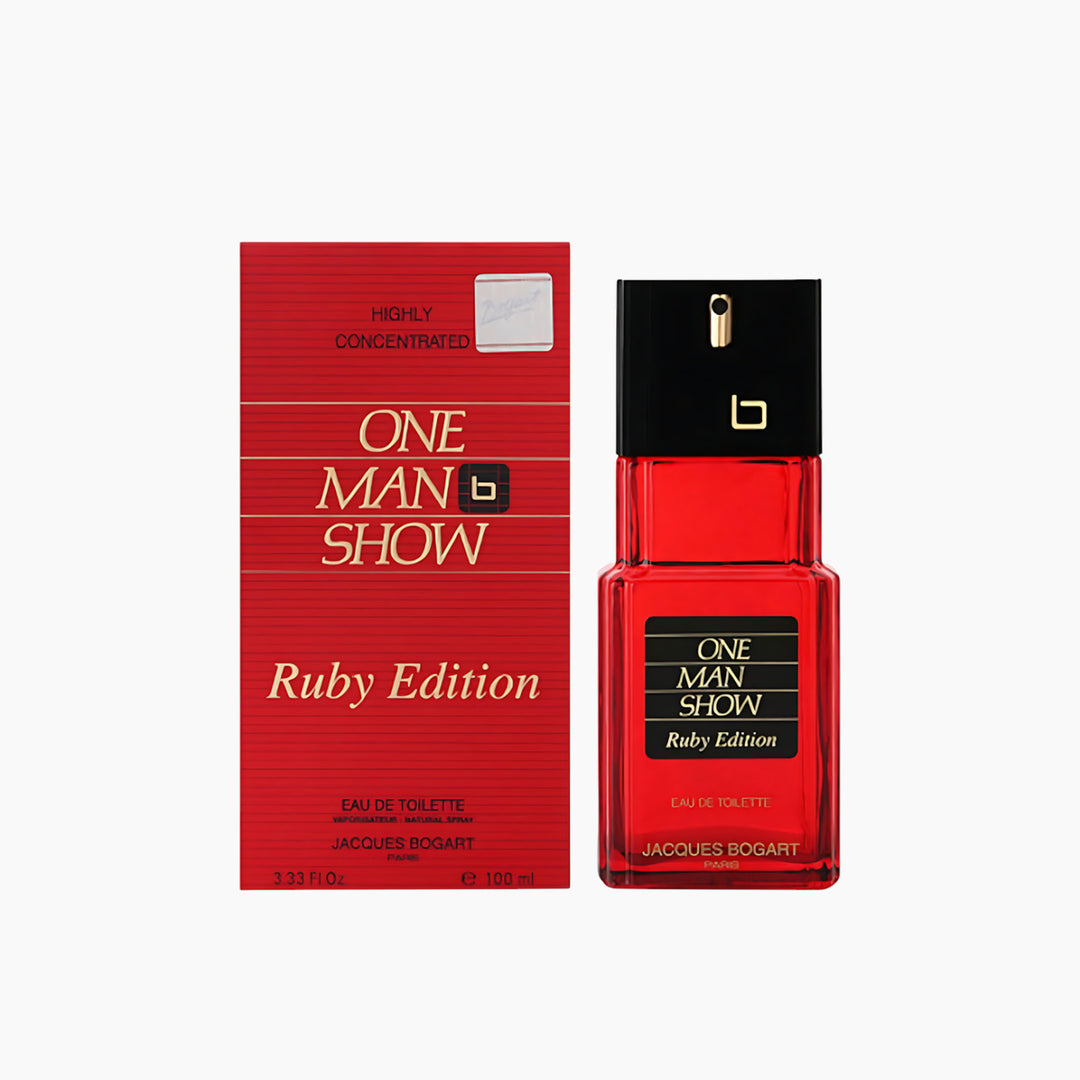 Jacques Bogart One Man Show Ruby Edition EDT 100ML For Men - HUNA