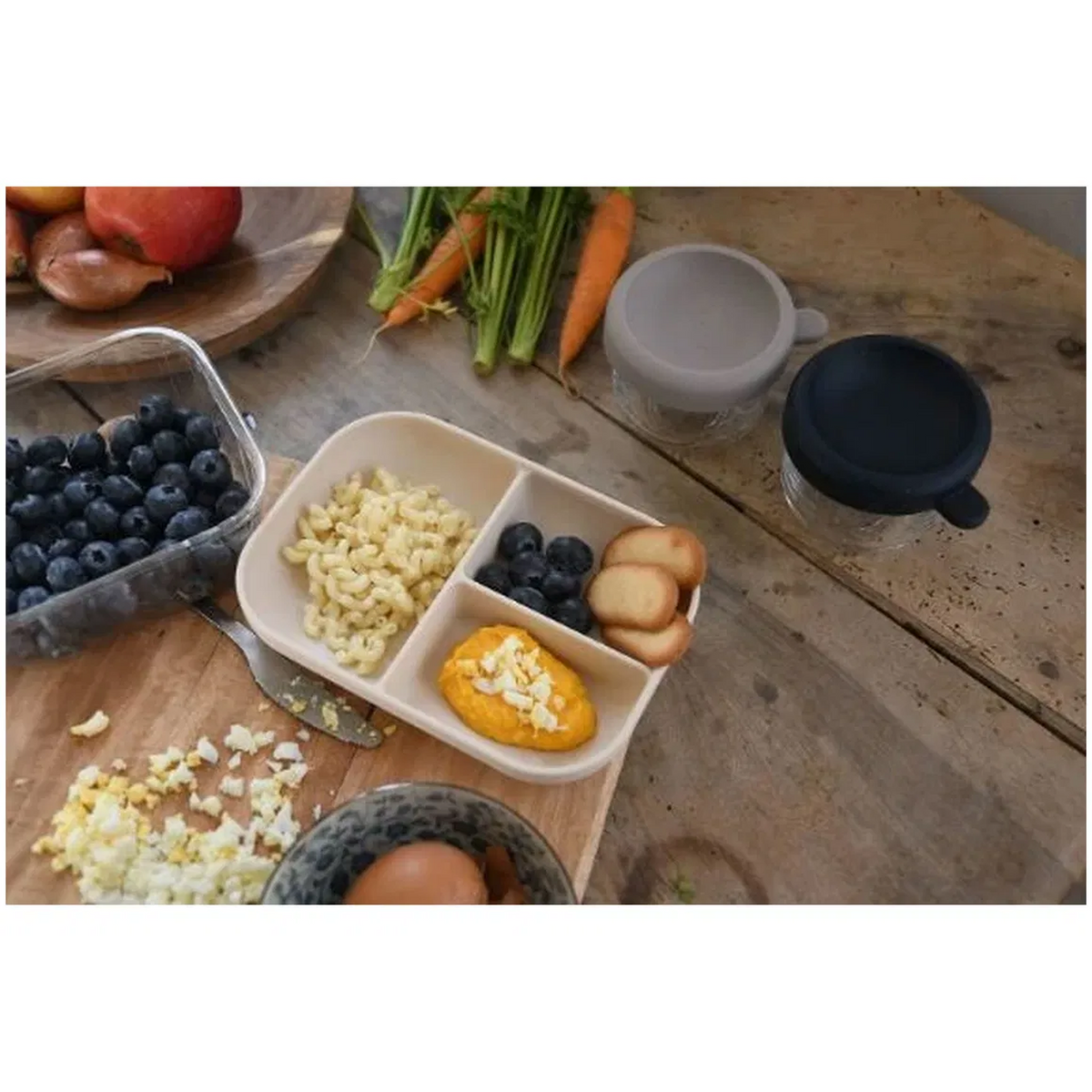 Beaba clay silicone divided plate