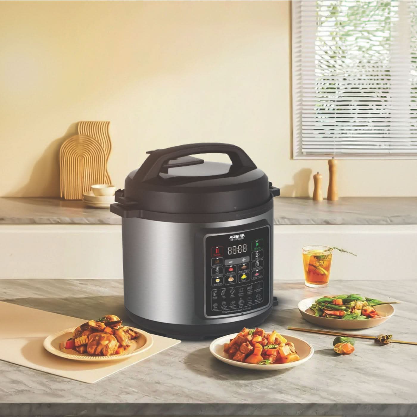 Arshia Digital Pressure Express Cooker Arshia Digital Pressure Express Cooker