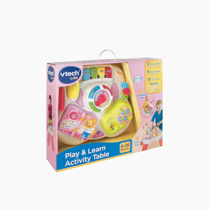 Vtech Play &amp; Learn Activity Table Pink
