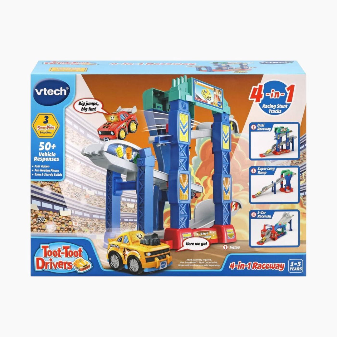 VTech Toot-Toot سباق 4 في 1 التفاعلي
