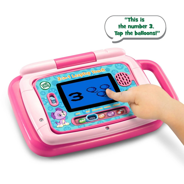 LeapFrog 2-In-1 Leaptop Touch - Pink