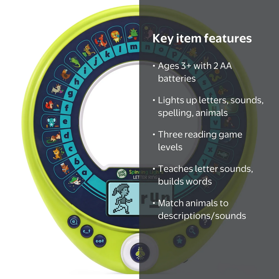V-Tech Spinning Lights Letter Ring™
