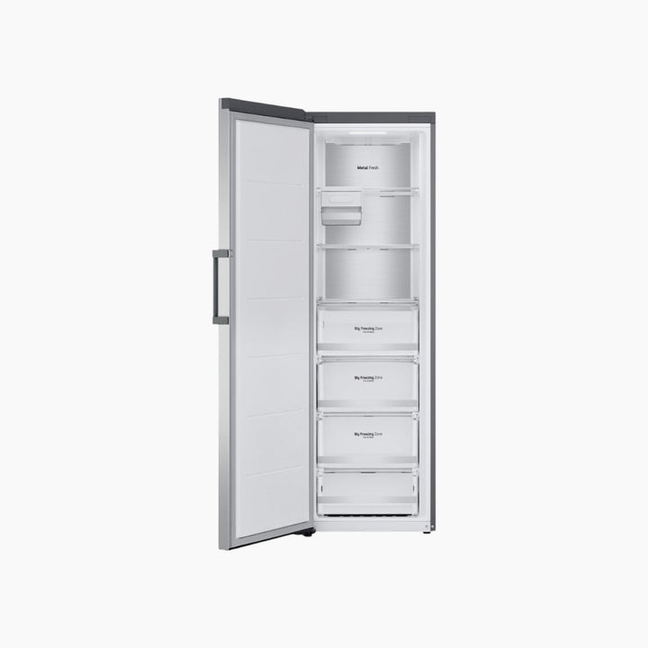 LG 355L Upright Freezer No Frost Smart Inverter Stainless Steel