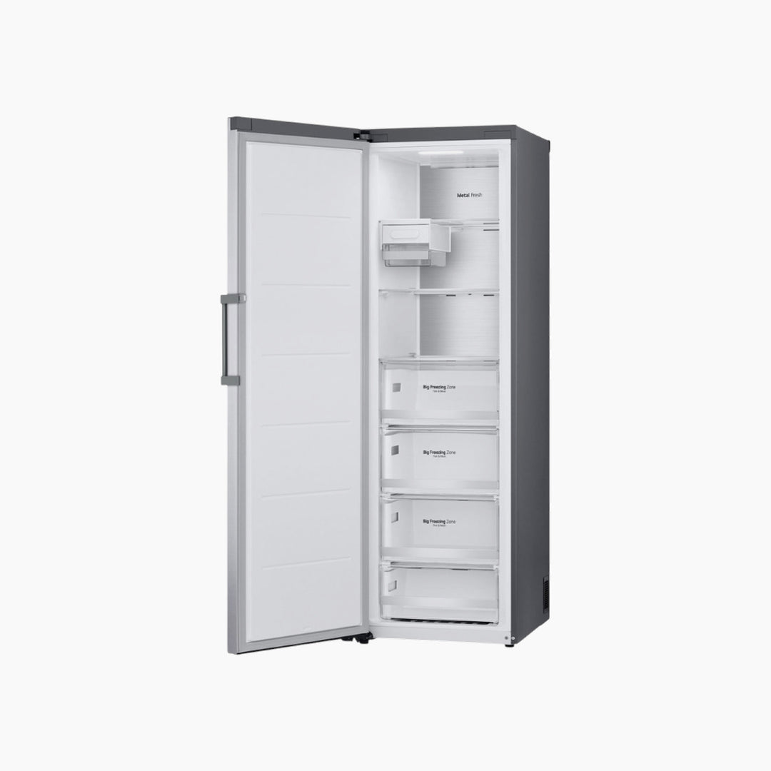LG 355L Upright Freezer No Frost Smart Inverter Stainless Steel