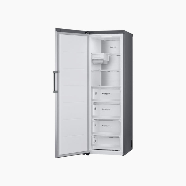 LG 355L Upright Freezer No Frost Smart Inverter Stainless Steel
