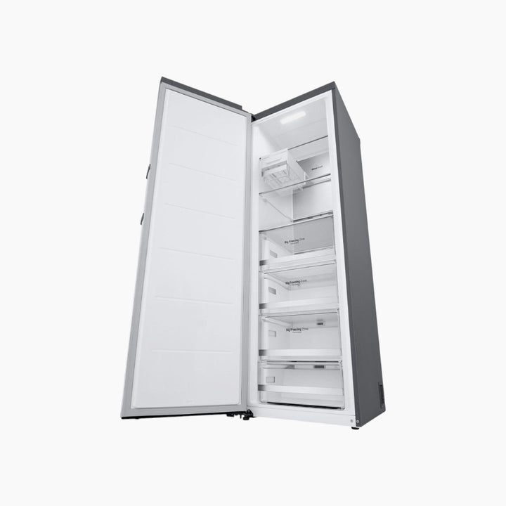 LG 355L Upright Freezer No Frost Smart Inverter Stainless Steel