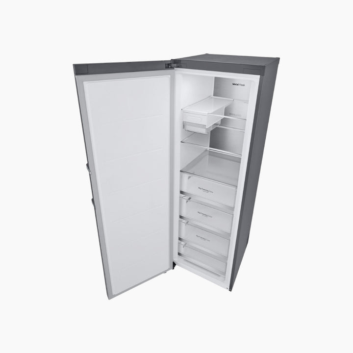 LG 355L Upright Freezer No Frost Smart Inverter Stainless Steel