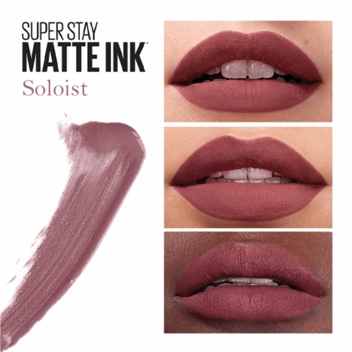 Maybeline Sstay Mat Ink Pink 140 Solo