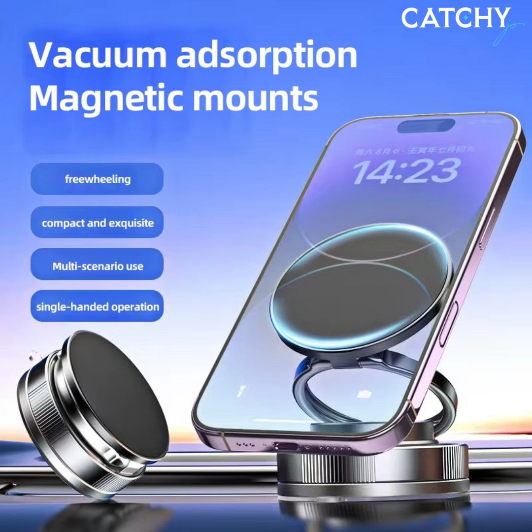C.JO 360 Degree Rotation Bracket Stand Strong Magnetic Car Phone Holder
