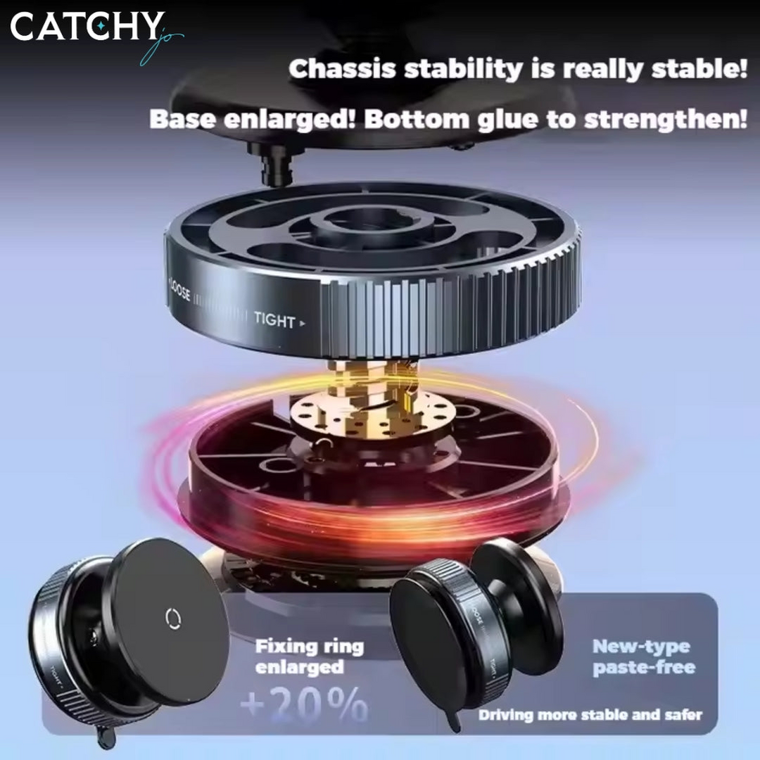 C.JO 360 Degree Rotation Desktop Magnetic Car Phone Holder