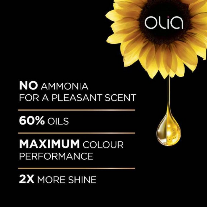 Garnier Olia No Ammonia Permanent Hair Color 4.0 Dark Brown