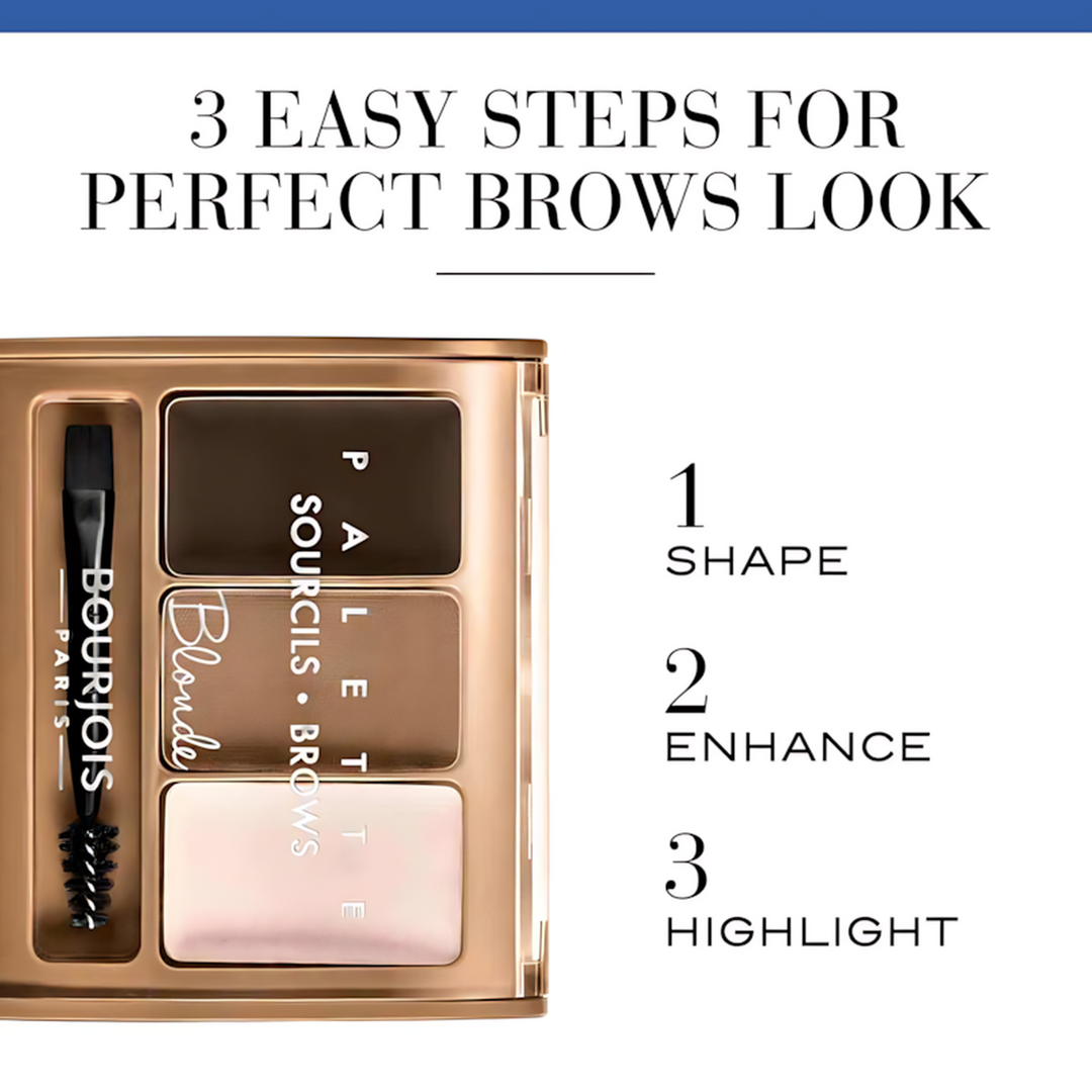 Bourjois eyebrow palette in shade 1 Blonde