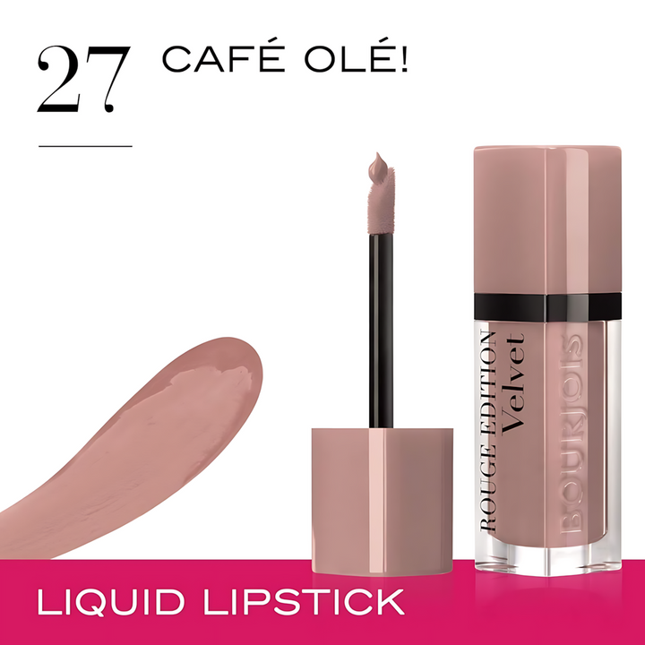 Bourjois Rouge Edition Velvet Liquid Lipstick With A Matte Effect