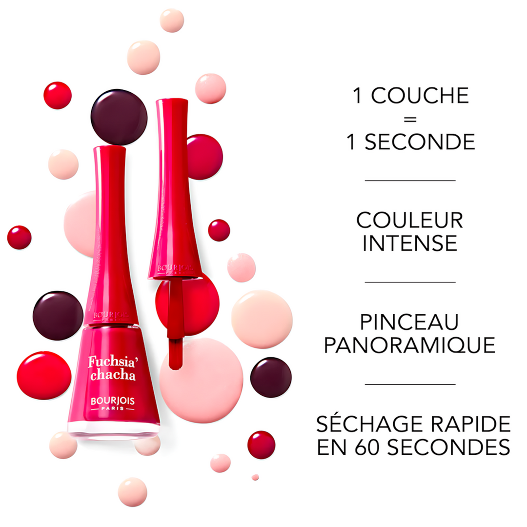 Bourjois 1 Second Relaunch Nail Polish with fan-effect brush