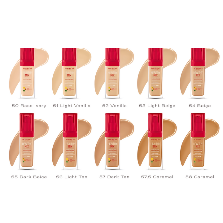 Bourjois Healthy Mix Anti Fatigue Foundation - HUNA