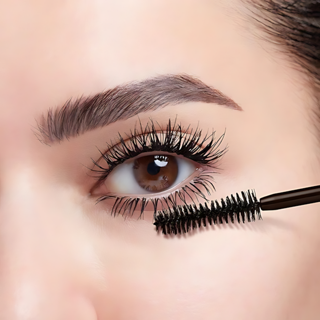 Bourjois Big Lashes mascara in Black Shade 001 with zigzag fiber brush