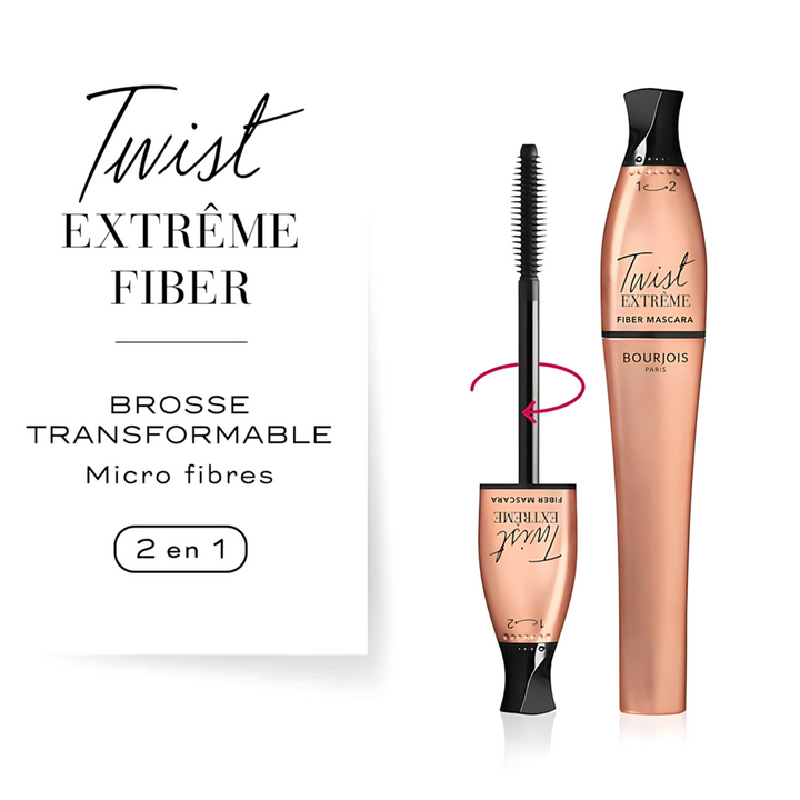 Bourjois Twist Extreme Fiber Mascara 24 Black