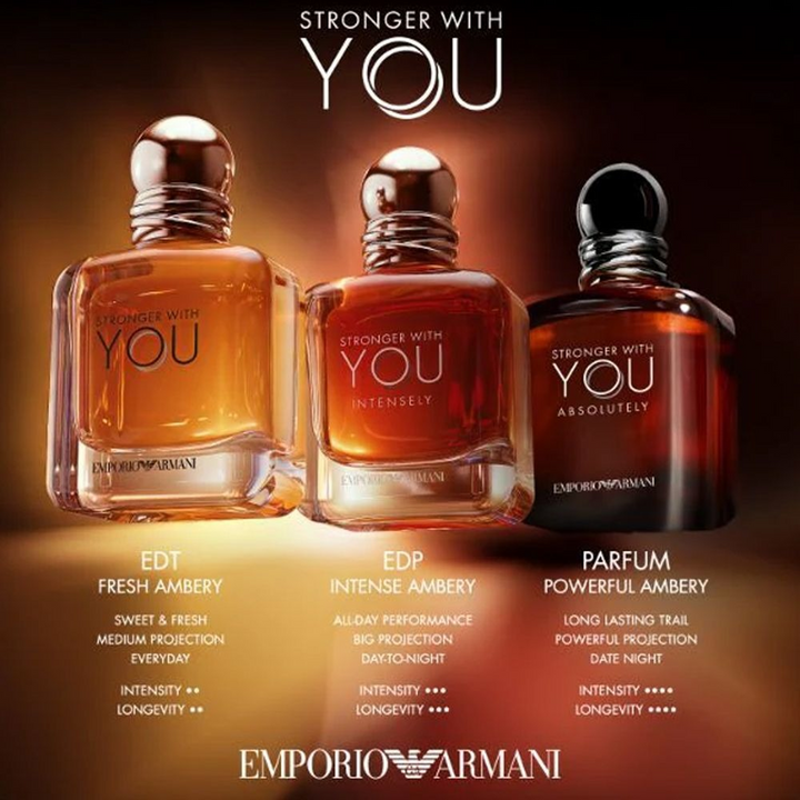Emporio Armani Stronger With You Intensely 100ml Eau de Parfum for men