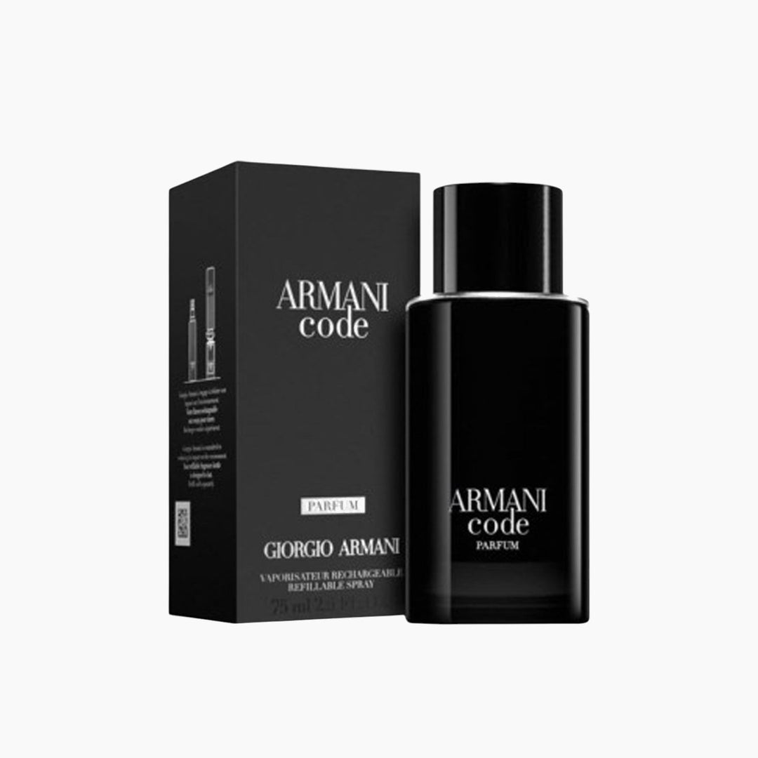 Giorgio Armani Code Parfum 75Ml for Men, woody aromatic fragrance