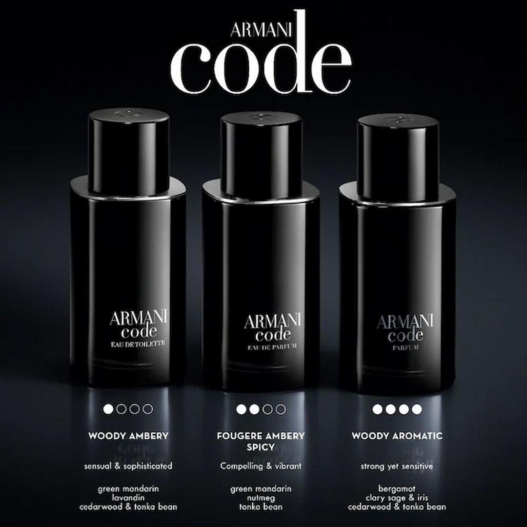 Giorgio Armani Code EDT For Men - HUNA