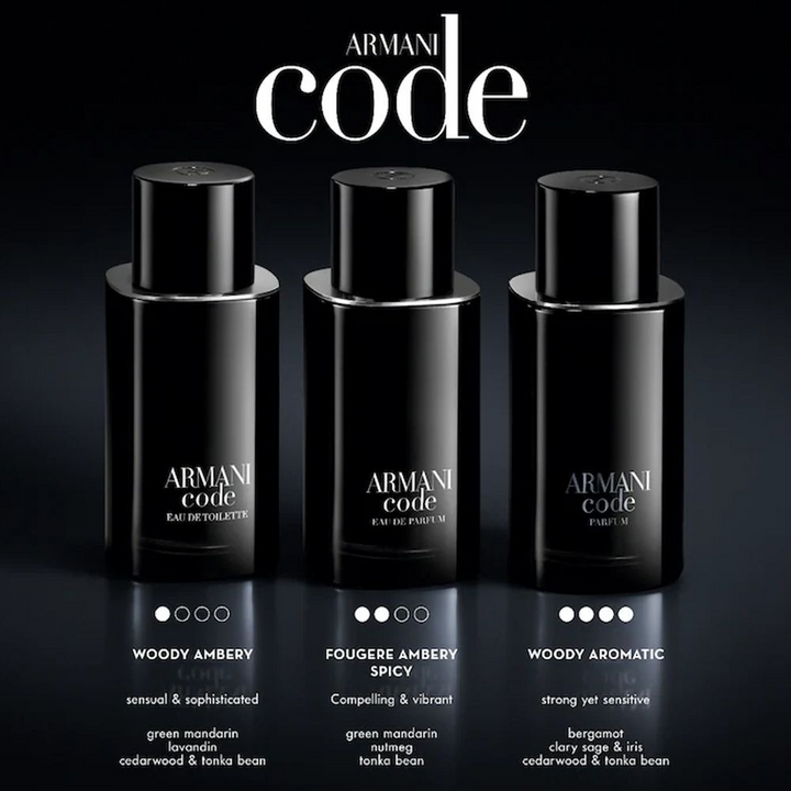 Giorgio Armani Code EDT For Men - HUNA