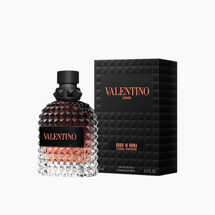 Valentino Uomo Born In Roma Coral Fantasy EDT 100ML For Men - HUNA