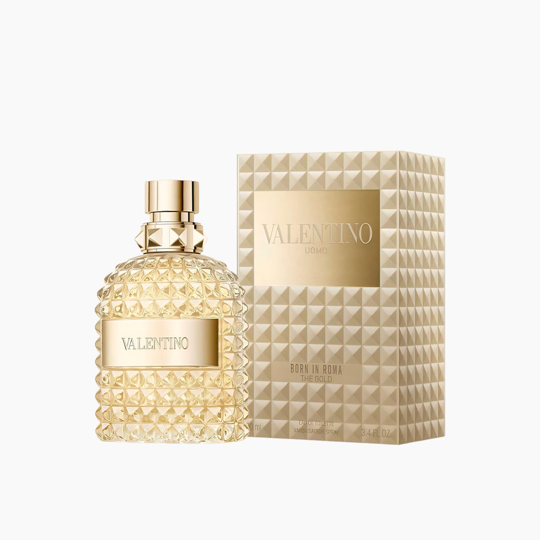 Valentino Uomo Born In Roma The Gold EDT 100Ml For Men - HUNA