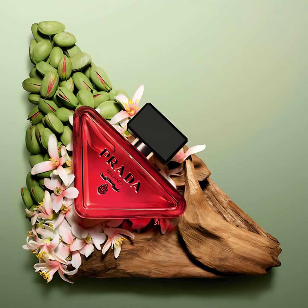 Prada Paradoxe Radical Essence Parfum for women, floral gourmand fragrance