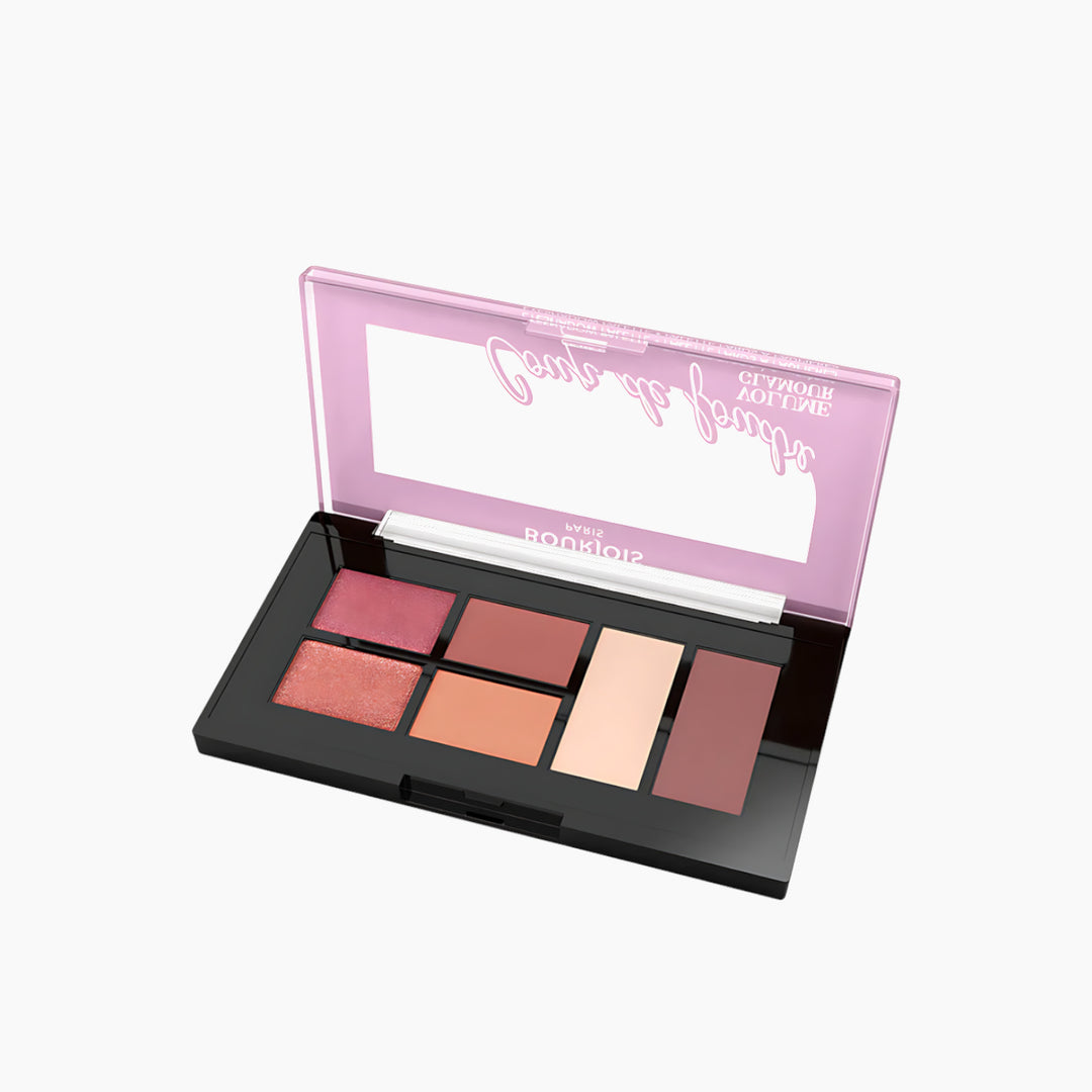 Bourjois Volume Glamour Eyeshadow Palette with highly pigmented shades