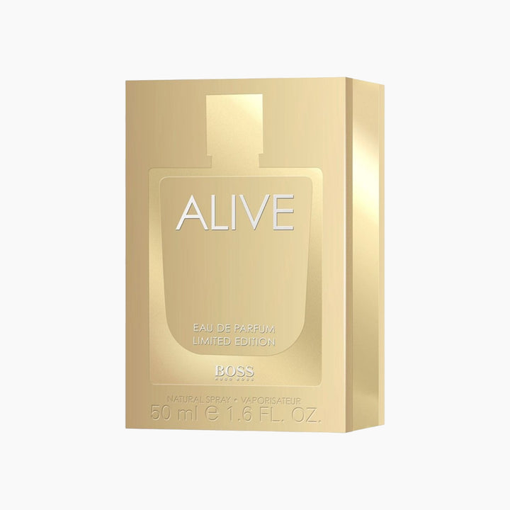 Hugo Boss Alive Limited Edition EDP 50ML for women with golden snowflakes