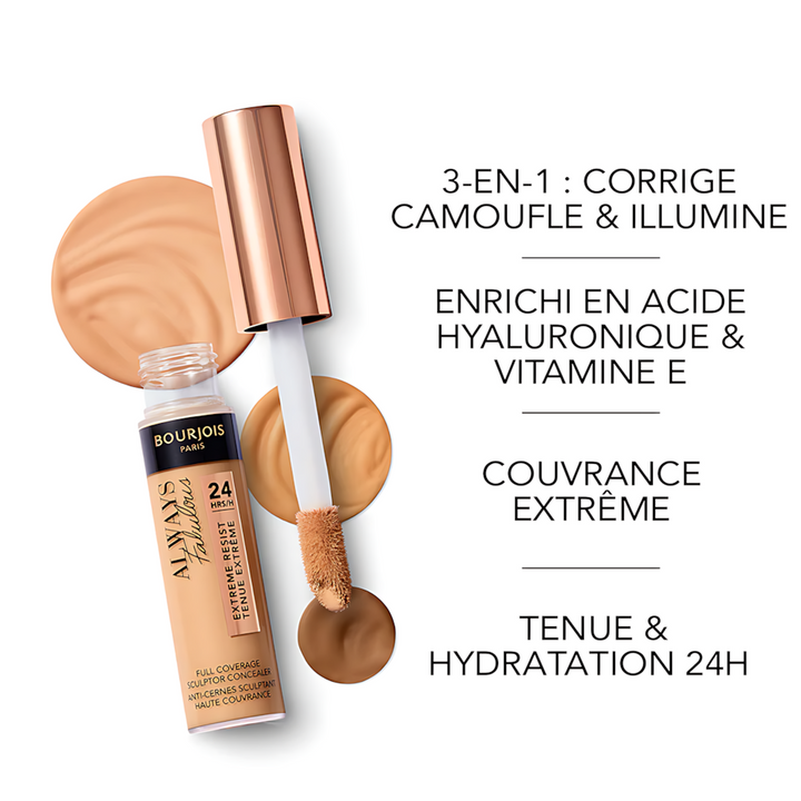 Bourjois Always Fabulous Full Coverage Concealer - HUNA