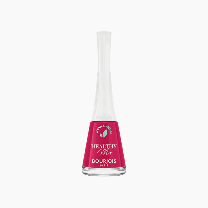 Bourjois Healthy Mix Nail Polish in 250 Berry Cute, deep pink with pearlescent finish