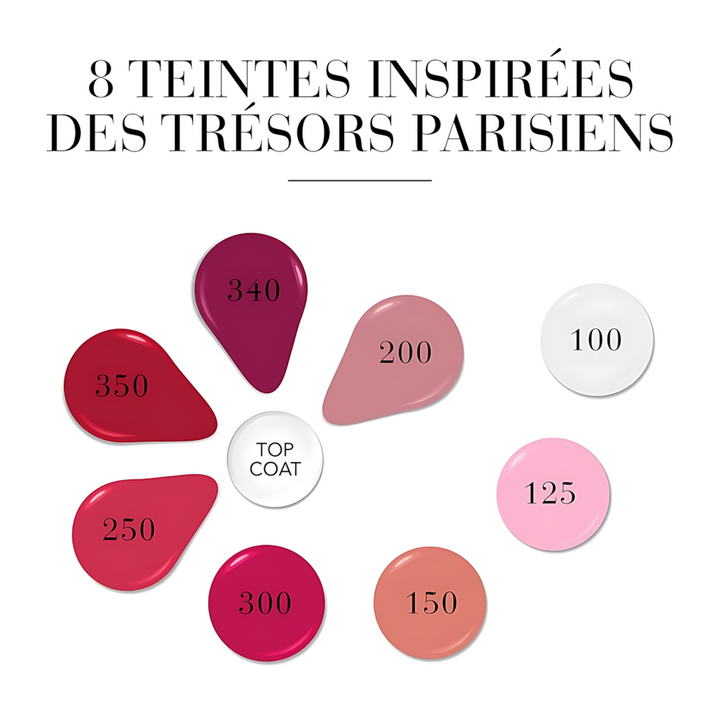 Bourjois Healthy Mix Nail Polish in 250 Berry Cute, deep pink with pearlescent effect