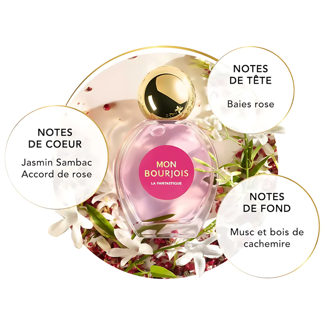 Mon Bourjois La Fantastique EDP 50Ml للنساء