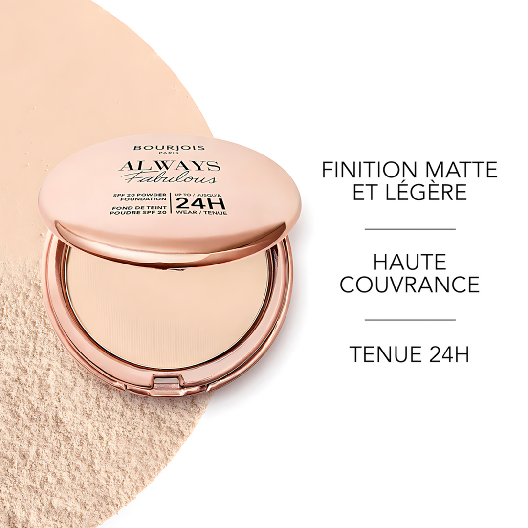 Bourjois Always Fabulous Powder Foundation SPF20 - HUNA
