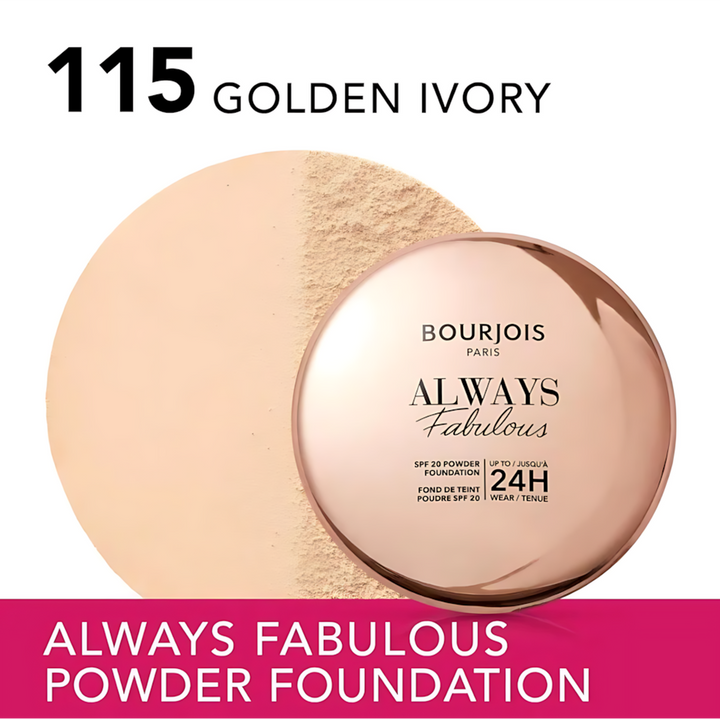 Bourjois Always Fabulous Powder Foundation SPF20 - HUNA