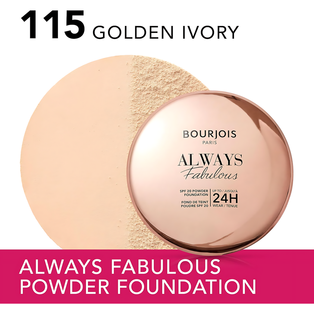 Bourjois Always Fabulous Powder Foundation SPF20 - HUNA