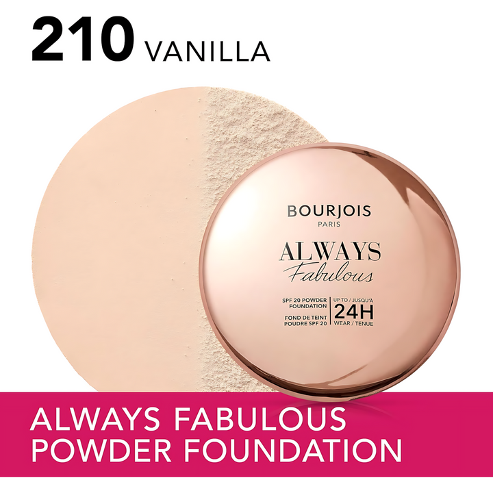 Bourjois Always Fabulous Powder Foundation SPF20 - HUNA