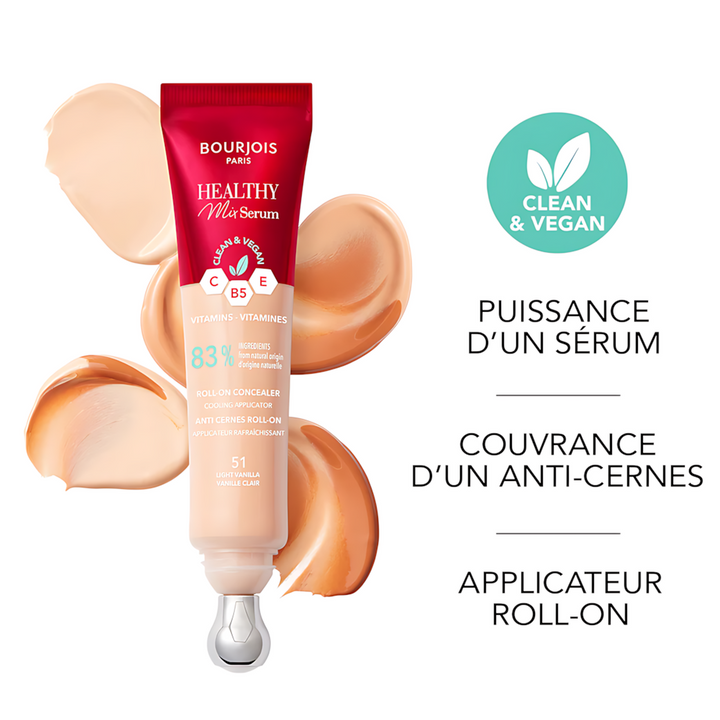 Bourjois Liquid Concealer Roll-on Healthy Mix Serum 49 Ivory