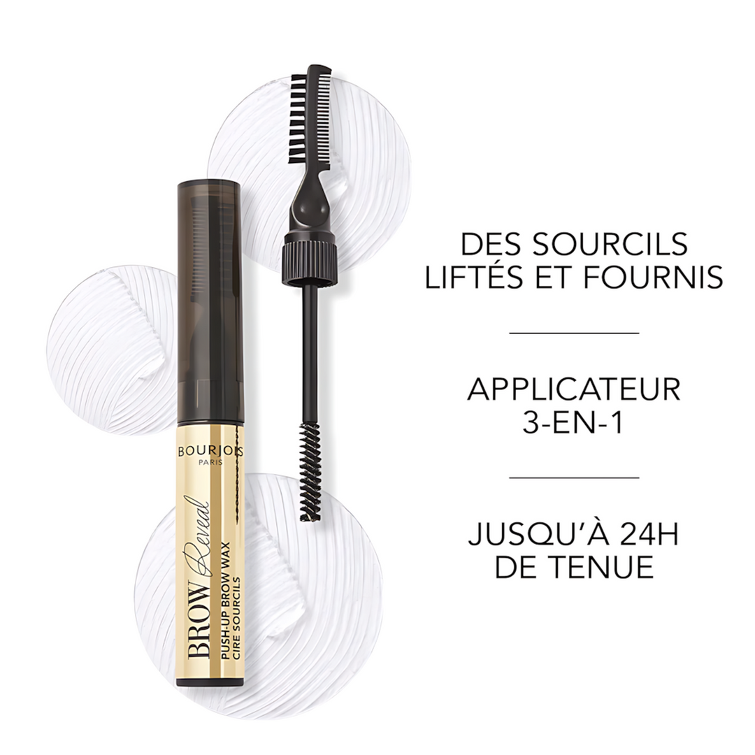 Bourjois Push-up Brow Max Reveal 1 Clear wax gel