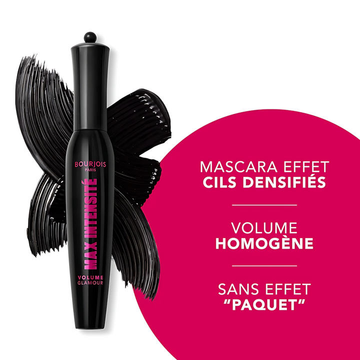 Bourjois Volume Glamour Max Intense Black mascara for voluminous lashes