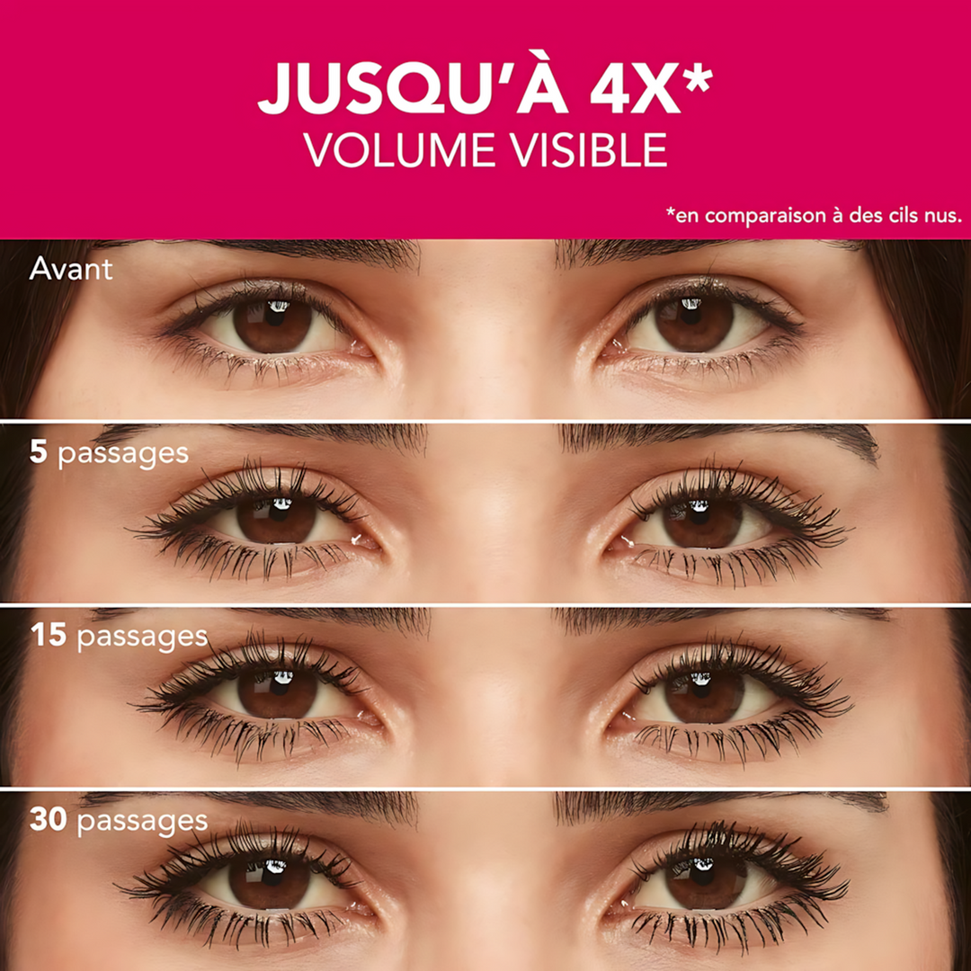 Bourjois Volume Glamour Max Intense Black mascara for voluminous lashes
