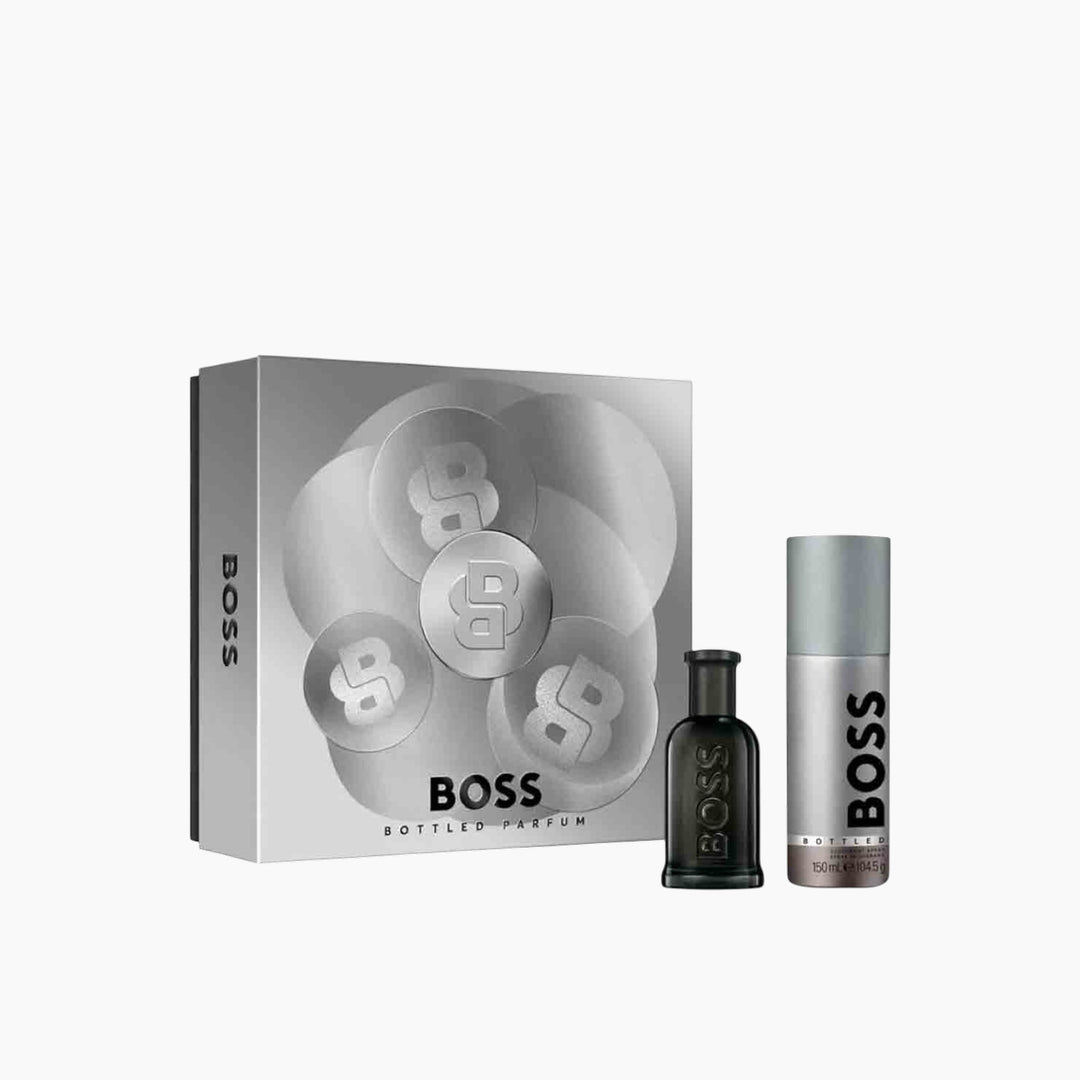 Hugo Boss Bottled Parfum 50Ml + Deodorant Spray 150Ml Gift Set For Men - HUNA