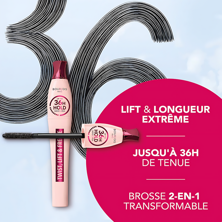 Bourjois Twist Mascara Lash Freeze Black Noir