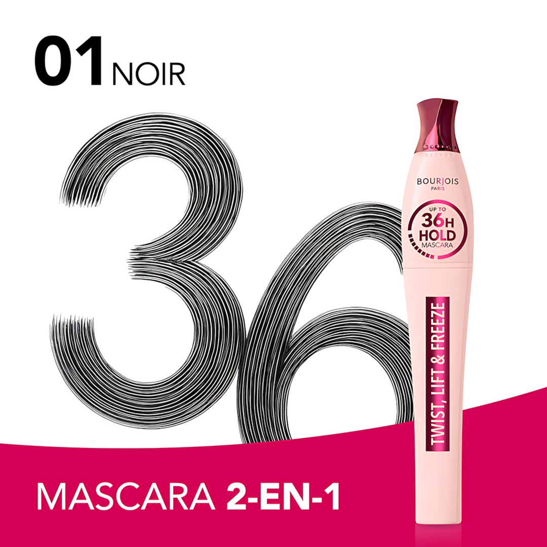 Bourjois Twist Mascara Lash Freeze Black Noir