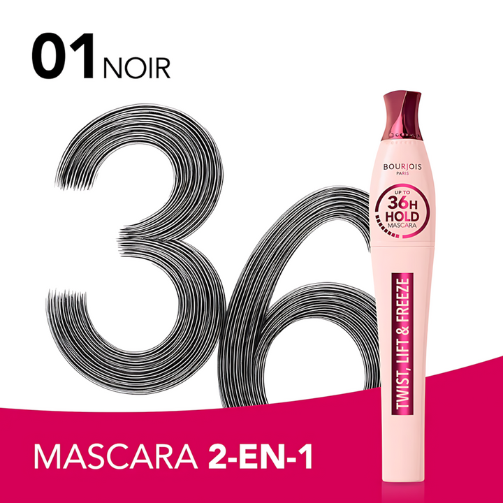 Bourjois Twist Mascara Lash Freeze Black Noir