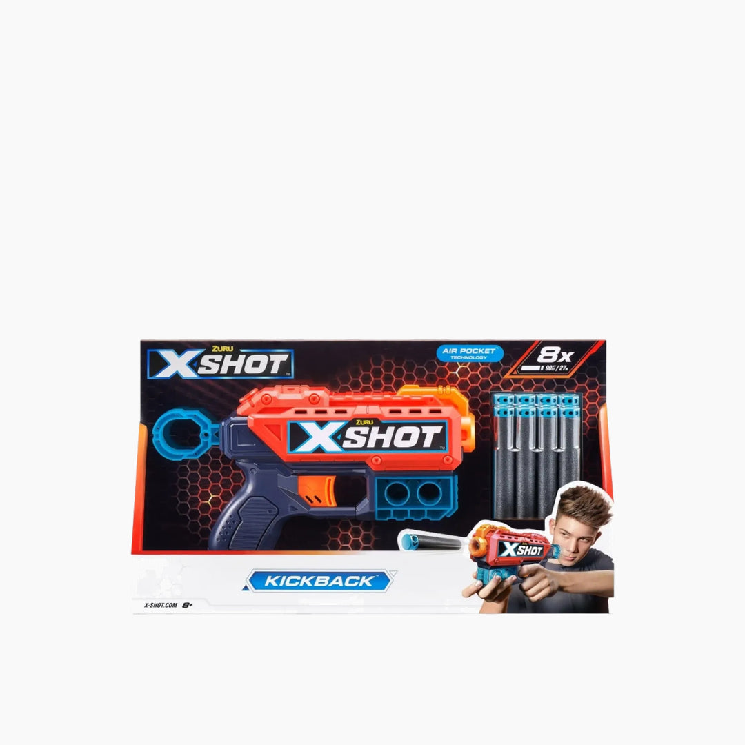 Zuru X-Shot Excel Kickback Blaster Series 1 with 8 darts