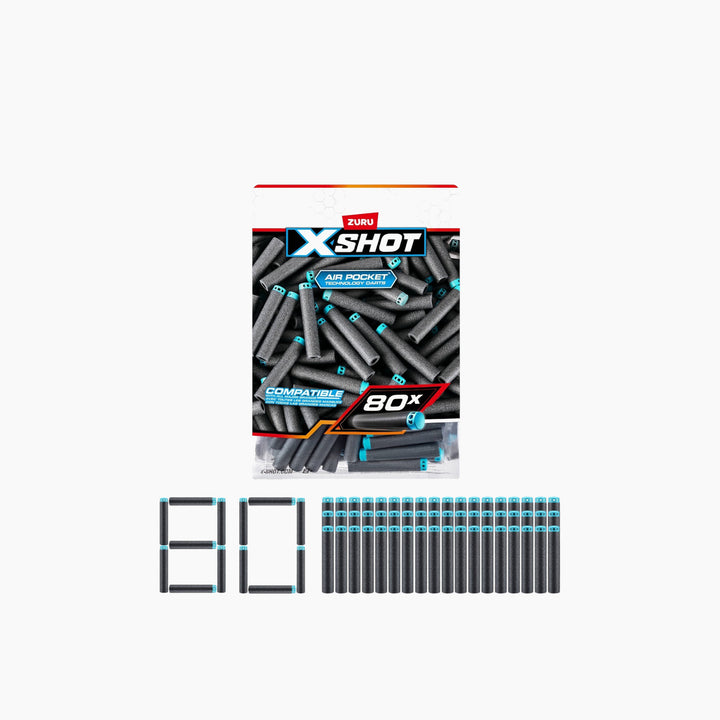 Zuru X-Shot Excel refill darts in a resealable bag